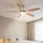 ETC Shop Smart Deckenventilator 132 cm Silber
