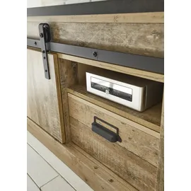 Home Affaire SHERWOOD Lowboard 161 cm Braun Holz