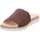 WERNER Edelrose Pantolette braun