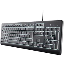Trust Primo Illuminated Keyboard DE