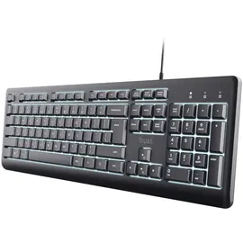 Trust Primo Illuminated Keyboard DE