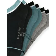 SCHIESSER Sneakersocken 3er Pack Bunt 35-38