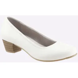 Pumps JANA, Damen, Gr. 42, weiß, Lederimitat, feminin, Schuhe
