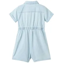 vidaXL Kinder Spielanzug Einteiler mit Kurzen Ärmeln Strampler Jumpsuit Hellblau 140 - 140 (9-10 J)