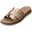 Damen Kiss Schiebe-Sandalen Rosegold Duraleather 38 EU