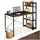 Tectake Schreibtisch Hershey Dunkelbraun