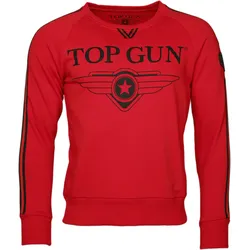 Top Gun Streak, Sweatshirt - Rot - 3XL