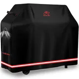 Turtle Life BBQ Grill Abdeckung, 72 Zoll Heavy Duty Wasserdicht 4-6 Brenner Grill Gasgrill Abdeckungen für Weber Genesis Char-Broil Deluxe, Kein Verblassen innerhalb von 2 Jahren, Schwarz