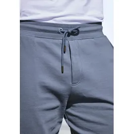 AUTHENTIC LE JOGGER "kurze Sweathose", Herren, Gr. L (52/54), N-Gr, blau, Sweatware, Obermaterial: 60% Baumwolle, 40% Polyester, unifarben, regular fit ca. Mitte Knie, Hosen Sweatshorts, Cargotaschen mit Webdetails, Topseller