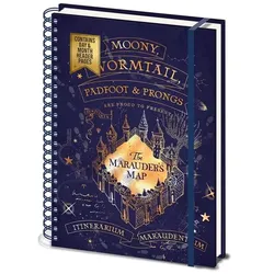 Notizbuch Harry Potter - The Marauders Map