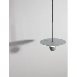 Nova Luce Edem 1-flg. Ø 30 cm blau/grau