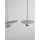 Nova Luce Edem 1-flg. Ø 30 cm blau/grau