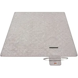 Songmics Picknickdecke Khaki 200 x 200 cm