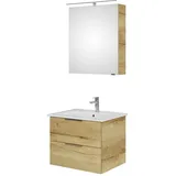 Steinkamp Living 2.0 / Villeroy & Boch Venticello Badmöbel Set 65 cm mit Spiegelschrank