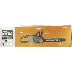 WORX WG385E.9 NITRO Akku Kettensäge 40V(2x20V) - bürstenloser Motor - automat...