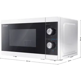 Sharp YC-MG01E-W Mikrowelle mit Grill