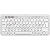 Logitech Pebble Keys 2 K380S Weiß - Minimalistische kabellose Tastatur