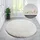 OTTO home Viva Shaggyteppich Ø 140 cm Beige