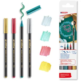 edding Pinselstift 4 St. Metallic