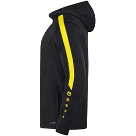 Jako Power Kapuzenjacke Kinder 803 schwarz/citro 164