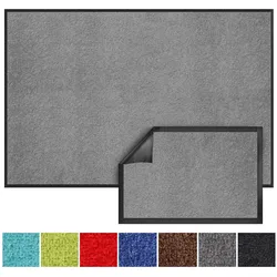 Karat Schmutzfangmatte   Monochrom   Silbergrau