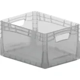 Multiroir Surplus Eurobox L transparent 20l 40x30x22 cm Lagerkiste Transportbox Kunststoffbox Lagerbox