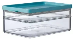 Mepal Vorratsdose Frühstück omnia duo, 2 Schichten 106417092400 , Farbe: grün, Nordic green