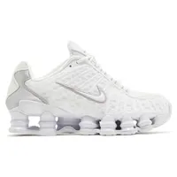Nike Shox TL White Metallic Silver Max Orange - EU: 45 - Weiß - 45