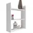 TICAA Wandregal 60 x 74 x 20 cm Weiß
