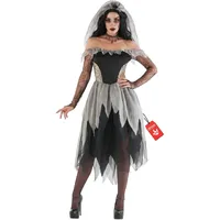 Morph Zombie Kostüm Damen, Zombie Braut Kostüm Damen, Corpse Bride, Horror Braut, Brautkleid Halloween, Halloween Kostüme, Karneval & Fasching, XL
