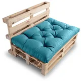 FAVRE Palettenkissen Palettenkissen Palettenauflagen PPI (Sitzkissen) blau 40 cm x 120 cm