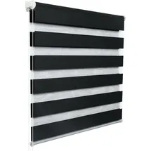 Woltu Doppelrollo Klemmfix 65 x 150 cm Anthrazit