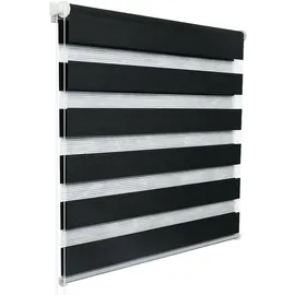 Woltu Doppelrollo Klemmfix 65 x 150 cm Anthrazit