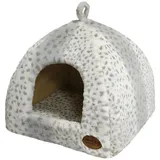 Nobby Höhle "ALANIS" leopard grau L x B x H: 40 x 40 x 35 cm