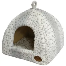 Nobby Höhle "ALANIS" leopard grau L x B x H: 40 x 40 x 35 cm