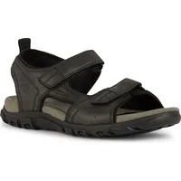 GEOX Uomo Strada B Sport Sandal Herren Schwarz 44