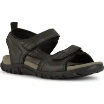 GEOX Uomo Strada B Sport Sandal Herren Schwarz 44