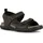 GEOX Uomo Strada B Sport Sandal Herren Schwarz 44