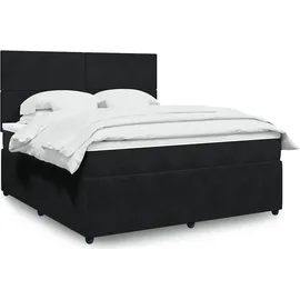 vidaXL Boxspringbett 180 x 200 cm Schwarz