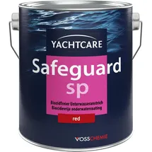 YACHTCARE Safeguard SP 2,5L red - Biozidfreier Unterwasseranstrich für Segel- und Motorboote - Bewuchsschutz für GFK Boote