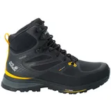 Jack Wolfskin Force Trekker Texapore Mid M, Black / Burly Yellow Xt, 48 EU