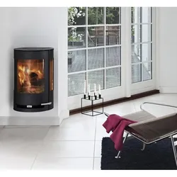Aduro Kaminofen 9-4 wandanhängend, Schwarz – 6 kW