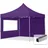 3 x 3 m inkl. 2 Seitenteile lila 59009