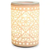 levandeo Elektrische Duftlampe Tischlampe Aromalampe Duftöl Licht Porzellan Ornamente Lampe Beleuchtung