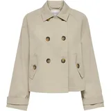 Only Damen Onlapril Short OTW Noos Trenchcoat Oxford Tan, L