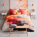 Traumschlaf Mako-Satin Bettwäsche Bed Art S Verdal multicolor