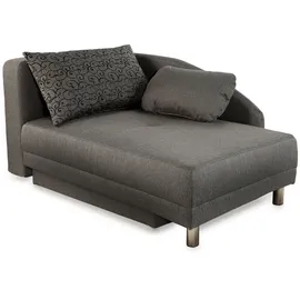 JOB Recamiere Stoff 1-Sitzer Braun