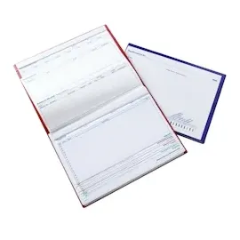 BOI Patienten-Dokumentationsmappe Professional-Line DIN A4 quer rot,