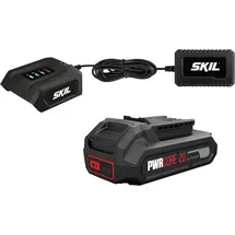 SKIL „20V Max“-Lithium-Ionen-Akku mit 2,0 Ah – 1,0A Ladegerät – pwrcore 20TM
