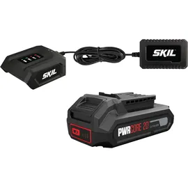 SKIL „20V Max“-Lithium-Ionen-Akku mit 2,0 Ah – 1,0A Ladegerät – pwrcore 20TM